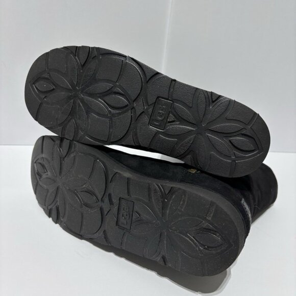 UGG Women’s Abree Short II Black Suede Boots, Size 7 M - Picture 5 of 6